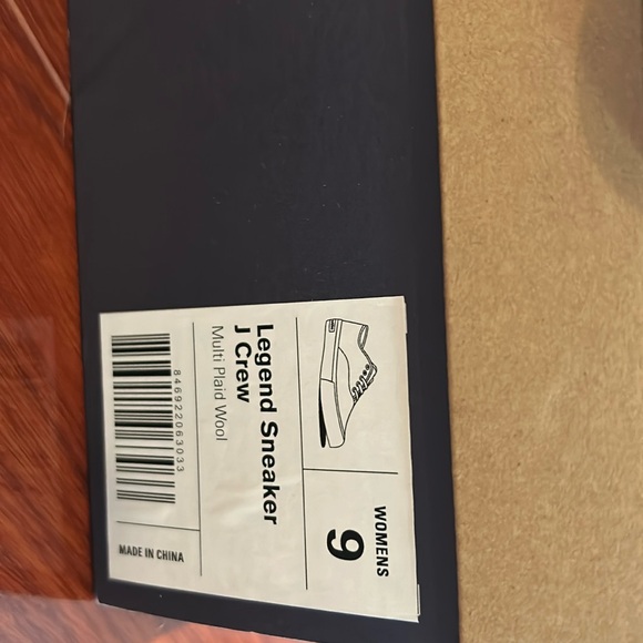 Women’s Seavees x JCrew plaid wool classic California sneaker size 9 - Picture 5 of 6